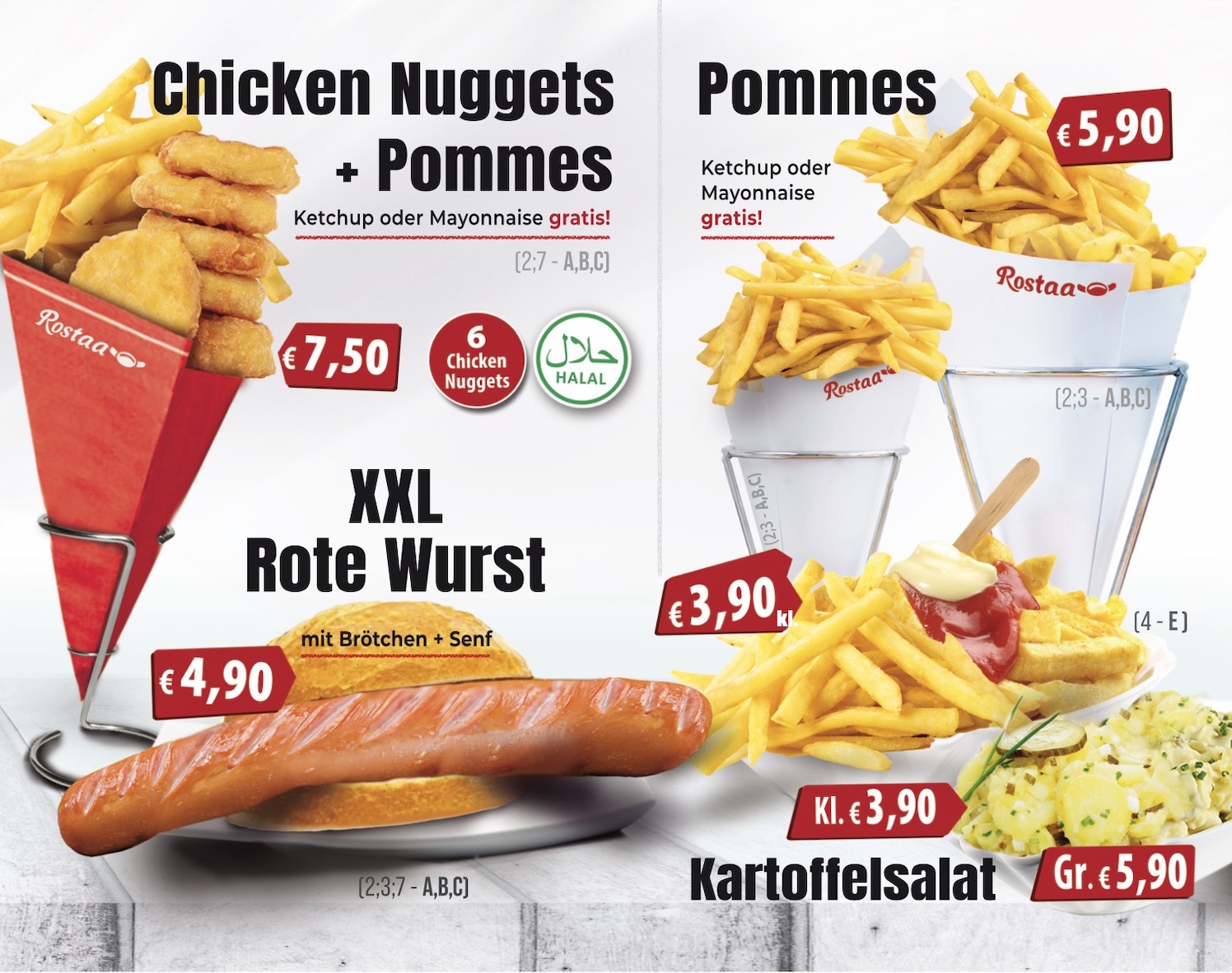 Pommes & Beilagen